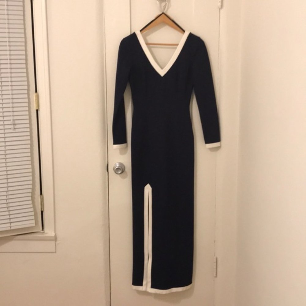 Staud Navy Maxi Dress
